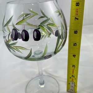 Czechoslovakian cut glass Giblets